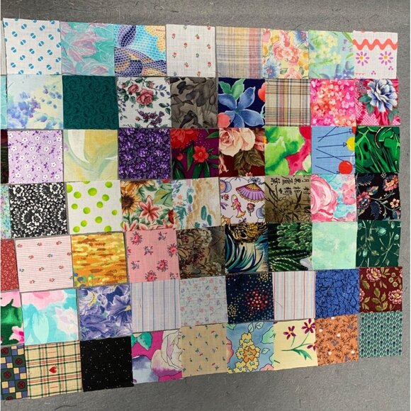 126 Precut 2” Cotton Fabric Squares Quilting Sewing - Picture 3 of 5